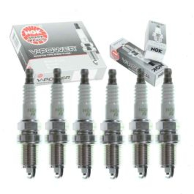 6 pc NGK V-Power Spark Plugs for 1981-1983 Jeep CJ5 4.2L L6