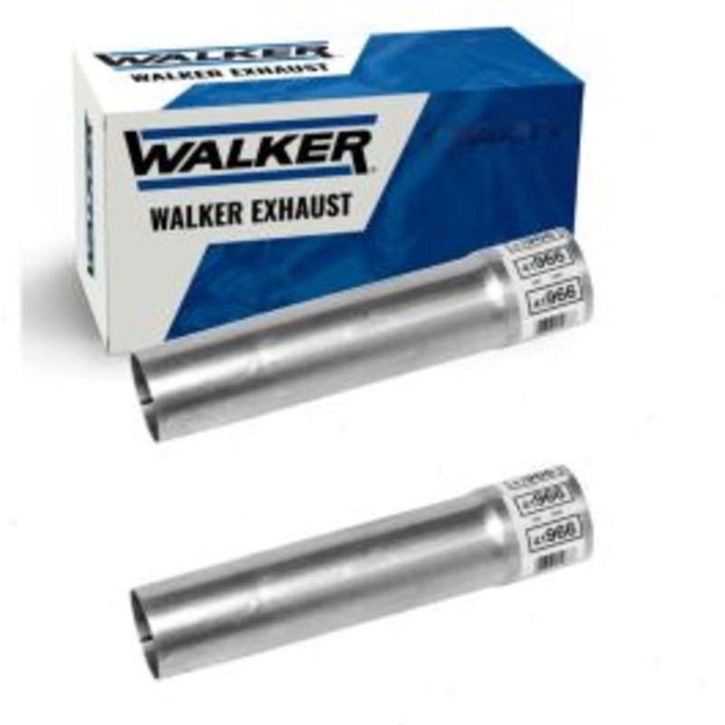 2 pc Walker Exhaust Pipe Connectors for 1988 Chevrolet R20 6.2L V8