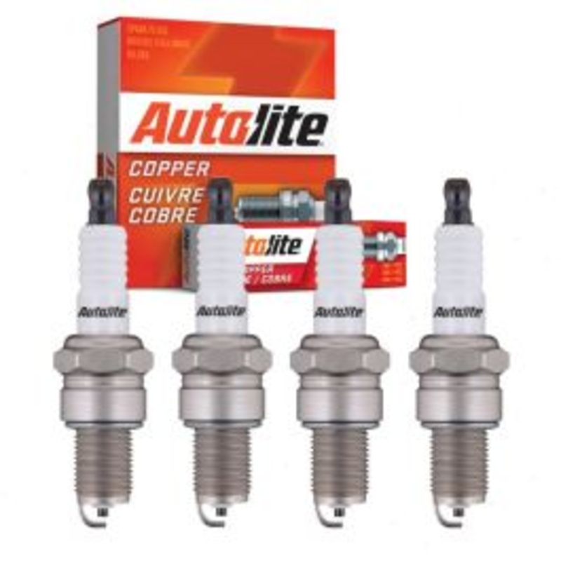 4 pc Autolite Copper Core Spark Plugs for 1985-1987 Renault Alliance 1.7L 2.0L L4