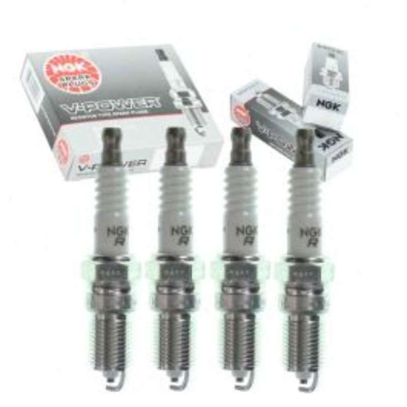 4 pc NGK V-Power Spark Plugs for 1987-1989 Buick Skyhawk 2.0L L4