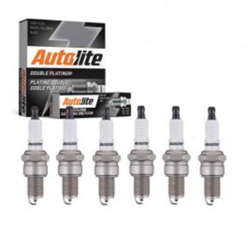 6 pc Autolite Double Platinum Spark Plug for 1967-1970 Jaguar 340
