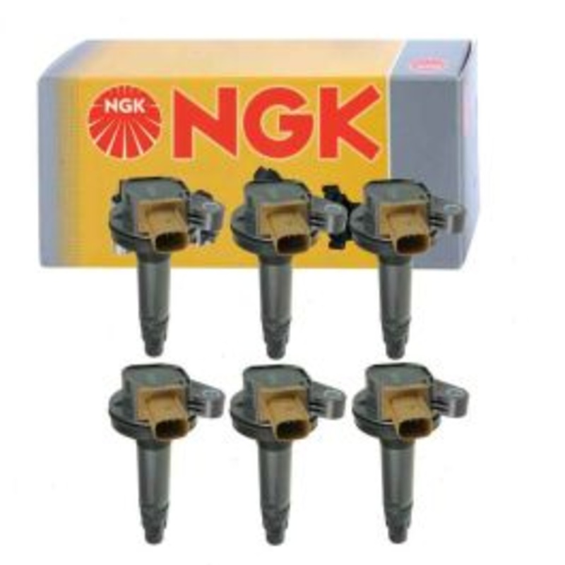 6 pc NGK Ignition Coils for 2015-2019 Ford Transit-350 3.5L V6