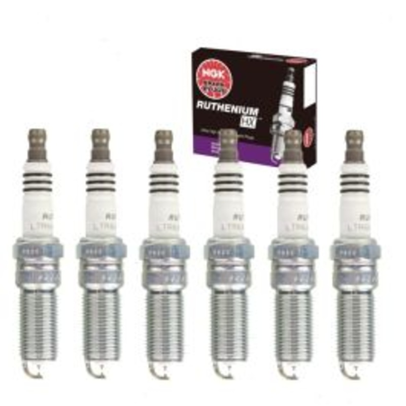 6 pc NGK Ruthenium HX Spark Plugs for 2011-2017 Ford Mustang 3.7L V6