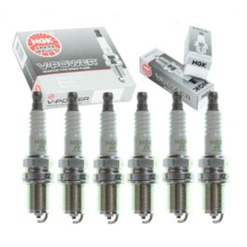 6 pc NGK V-Power Spark Plugs for 2001-2009 Hyundai Santa Fe 2.7L 3.3L 3.5L V6