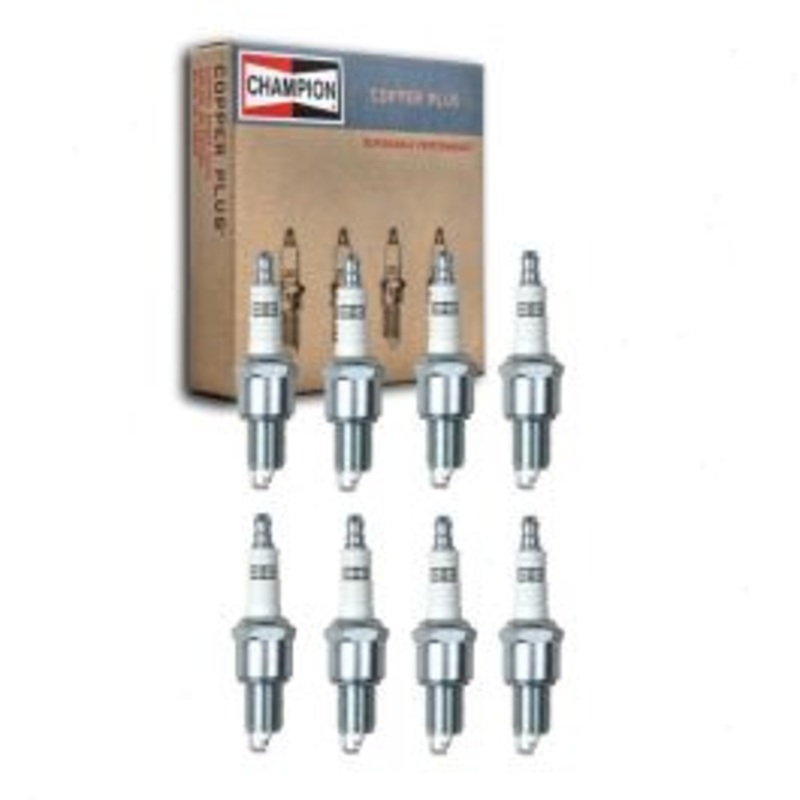 8 pc Champion Copper Plus Spark Plugs for 1965-1974 Plymouth Fury III 4.5L 5.2L 5.9L V8