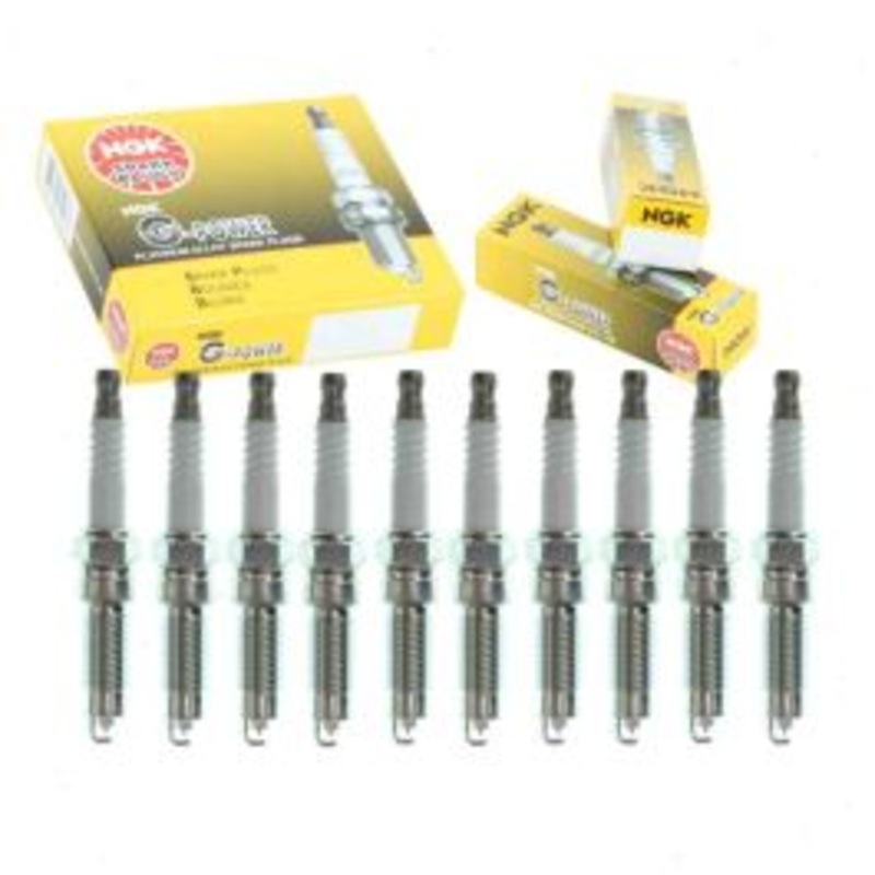 10 pc NGK G-Power Spark Plugs for 2008-2014 Ford F-550 Super Duty 6.8L V10