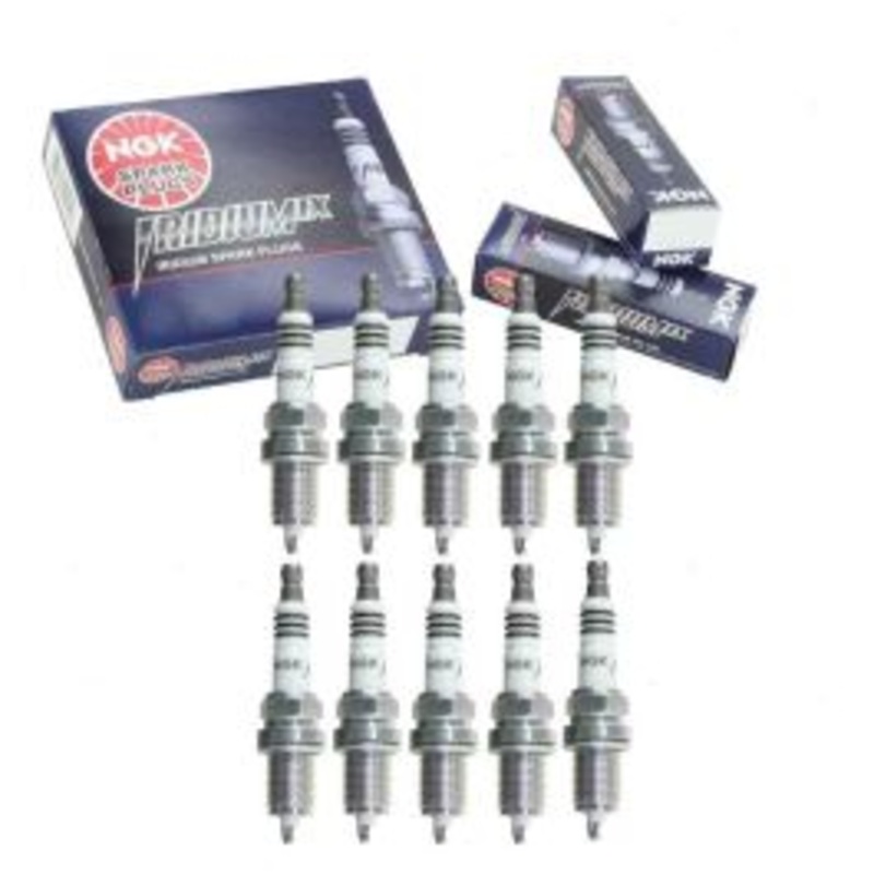 10 pc NGK Iridium IX Spark Plugs for 1994-1996 Dodge Ram 2500 8.0L V10