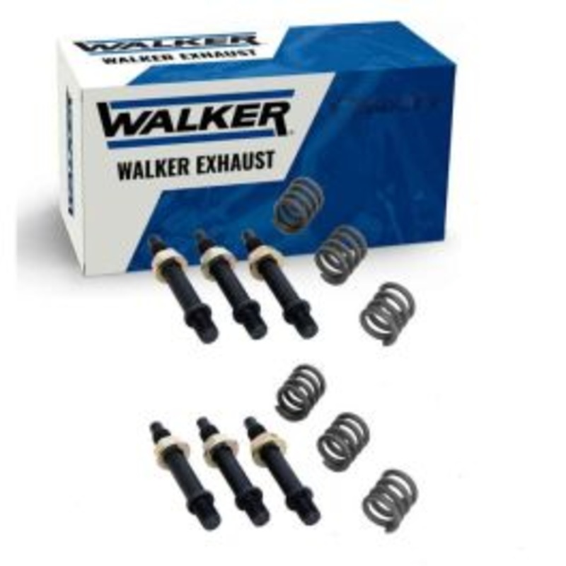 2 pc Walker Converter Inlet Exhaust Bolt & Springs for 1993-1995 GMC C1500 4.3L 5.0L 5.7L V6 V8