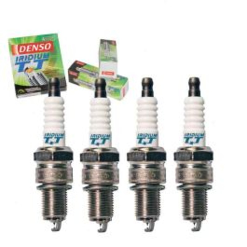4 pc DENSO Iridium TT Spark Plugs for 1988-1993 Pontiac LeMans 1.6L 2.0L L4