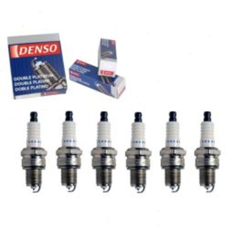 6 pc DENSO Double Platinum Spark Plugs for 1968-1969 Oldsmobile Cutlass 4.1L L6