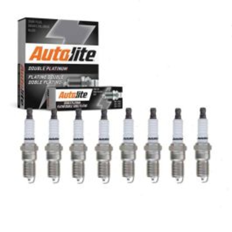 8 pc Autolite Double Platinum APP105 Spark Plug