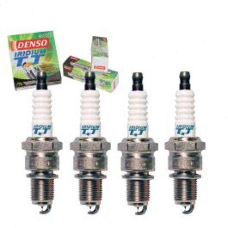 4 pc DENSO Iridium TT Spark Plugs for 1977-1992 Plymouth Colt 1.4L 1.5L 1.6L 1.8L 2.0L L4