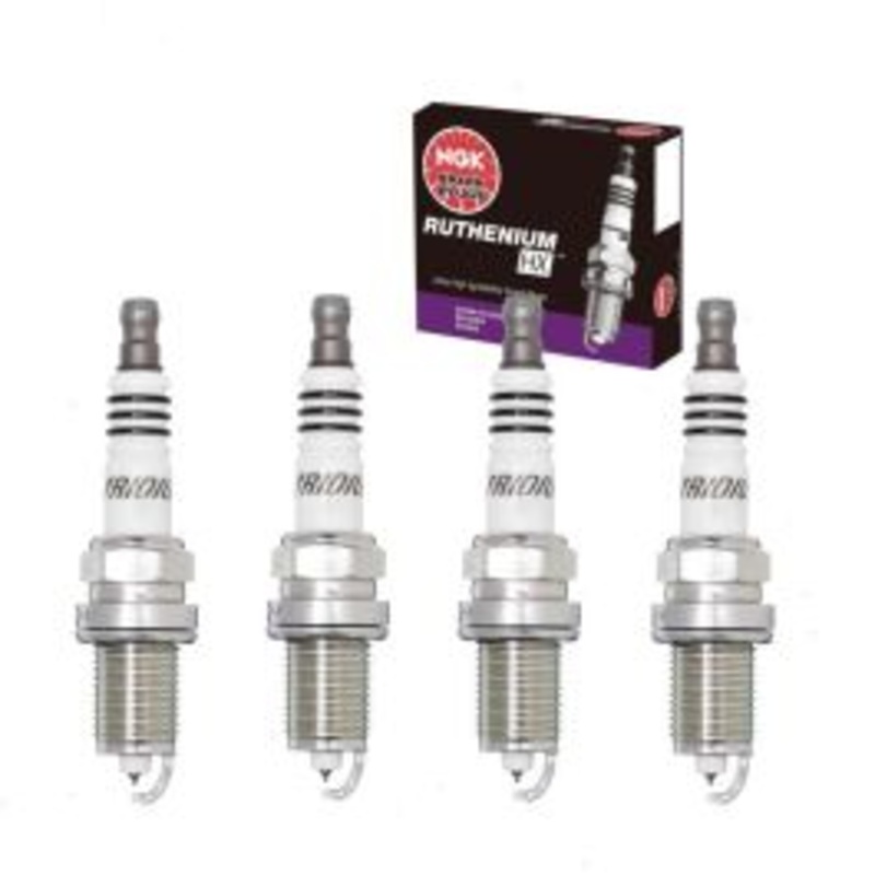 4 pc NGK Ruthenium HX Spark Plugs for 2012-2019 Kia Rio 1.6L L4