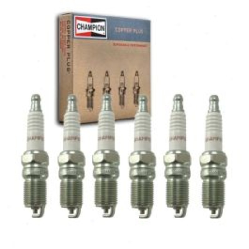 6 pc Champion Copper Plus Spark Plugs for 2006-2009 Pontiac Montana 3.9L V6