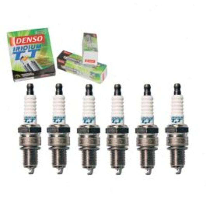 6 pc DENSO Iridium TT Spark Plugs for 1968 Jeep J-3800 3.8L L6
