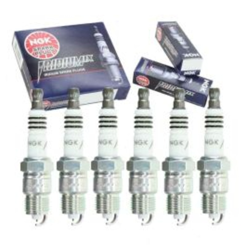6 pc NGK Iridium IX Spark Plugs for 1975-1978 Dodge D300 3.7L L6