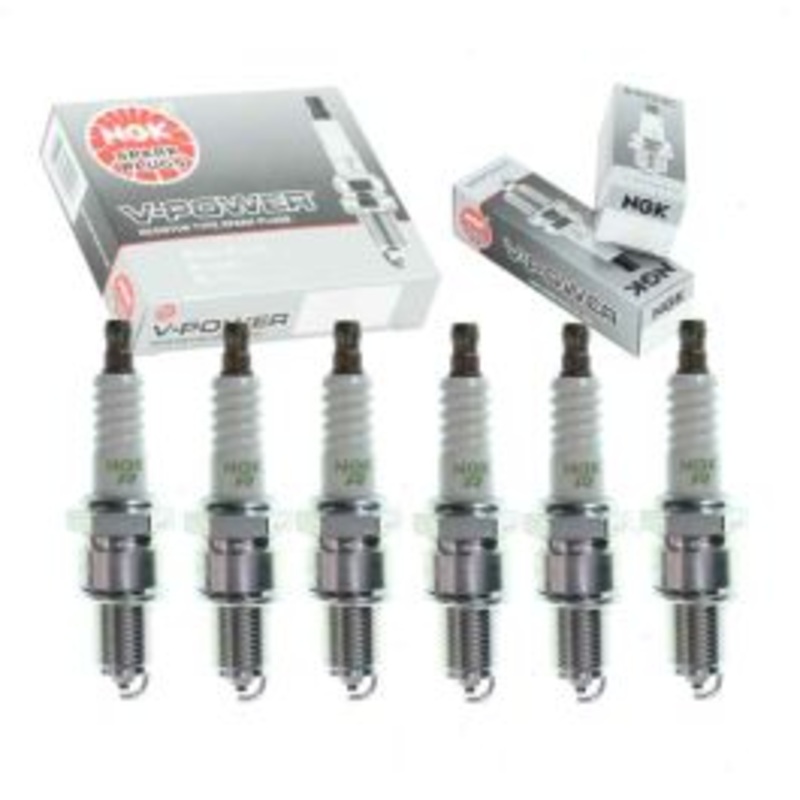 6 pc NGK V-Power Spark Plugs for 1971-1976 BMW 3.0Si 3.0L L6