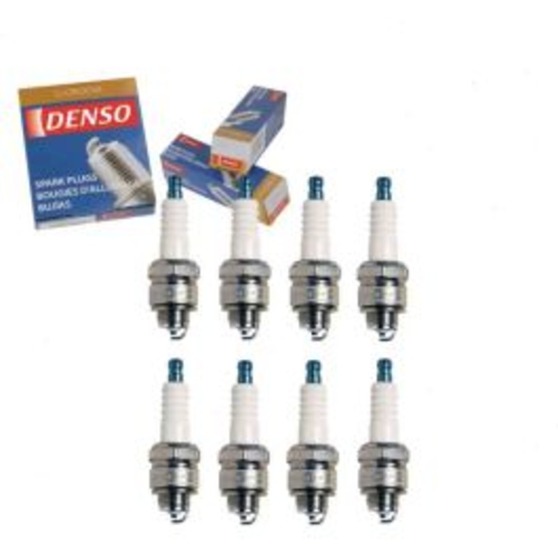 8 pc DENSO Standard U-Groove Spark Plugs for 1976-1978 Plymouth Trailduster 6.6L V8