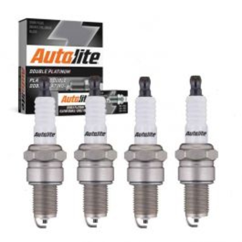 4 pc Autolite Double Platinum Spark Plug for 1987-1988 Mazda B2600