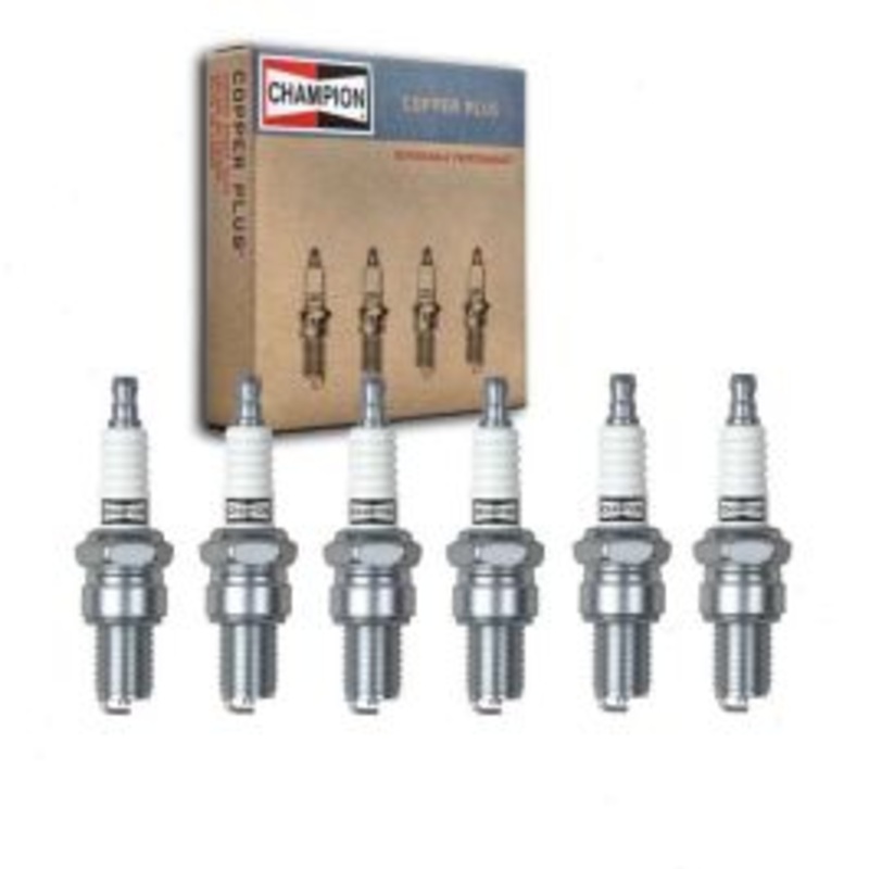 6 pc Champion Copper Plus Spark Plugs for 1949-1958 Jensen Interceptor 3.9L 4.0L L6