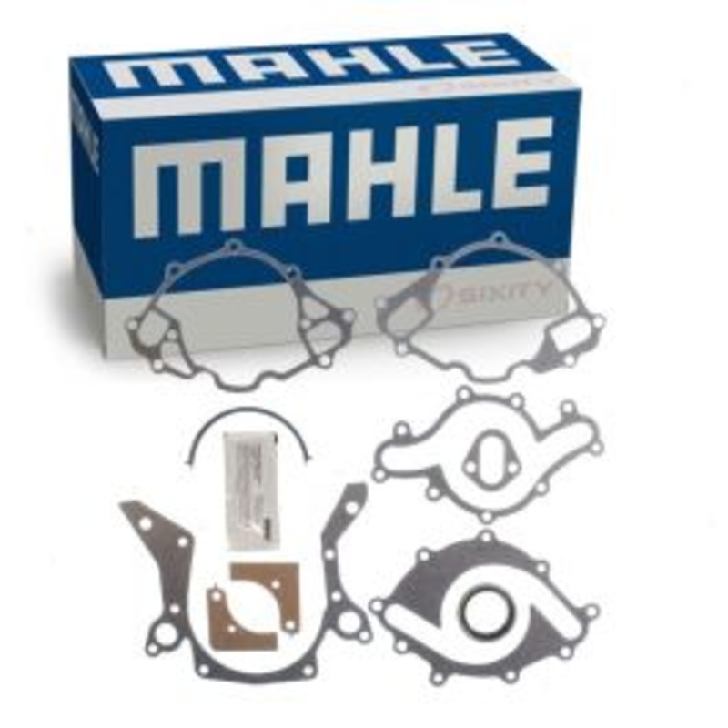 MAHLE Engine Timing Cover Gasket Set for 1986-2001 Ford Bronco Club Country E-150 Econoline Squire Wagon 5.0L 5.8L V8