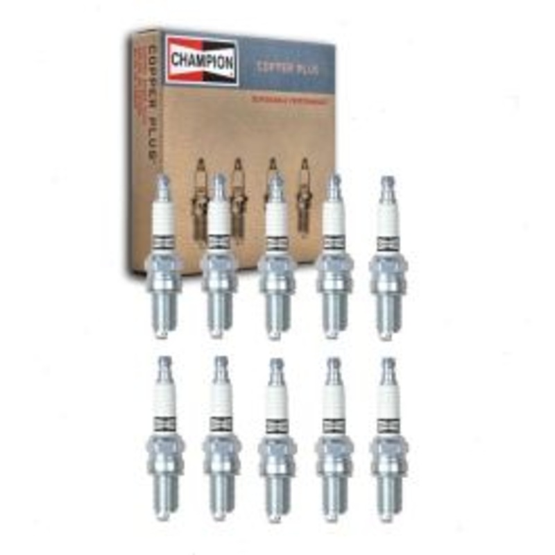 10 pc Champion Copper Plus 810S RA8HC Spark Plugs