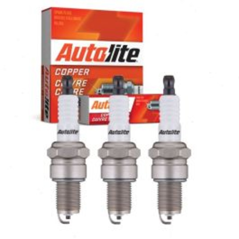 3 pc Autolite Copper Core Spark Plugs for 1992-1994 Suzuki Swift 1.0L L3