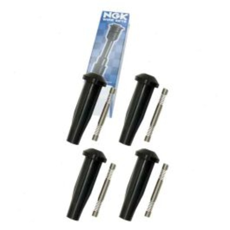 4 pc NGK Ignition Coil Boots for 2004-2005 Mazda 3 2.0L 2.3L L4