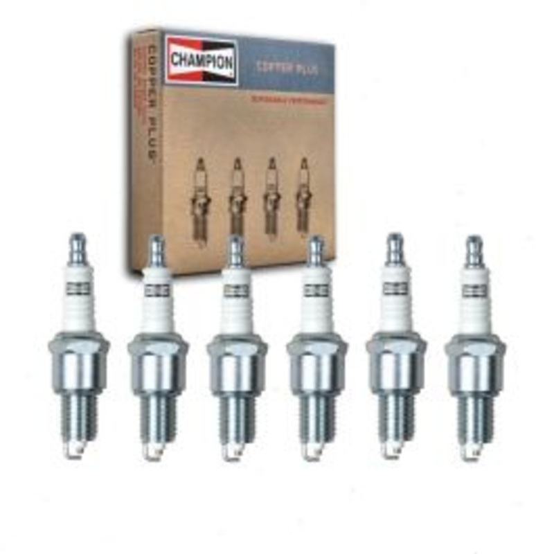 6 pc Champion Copper Plus Spark Plugs for 1978-1984 BMW 633CSi 3.2L L6