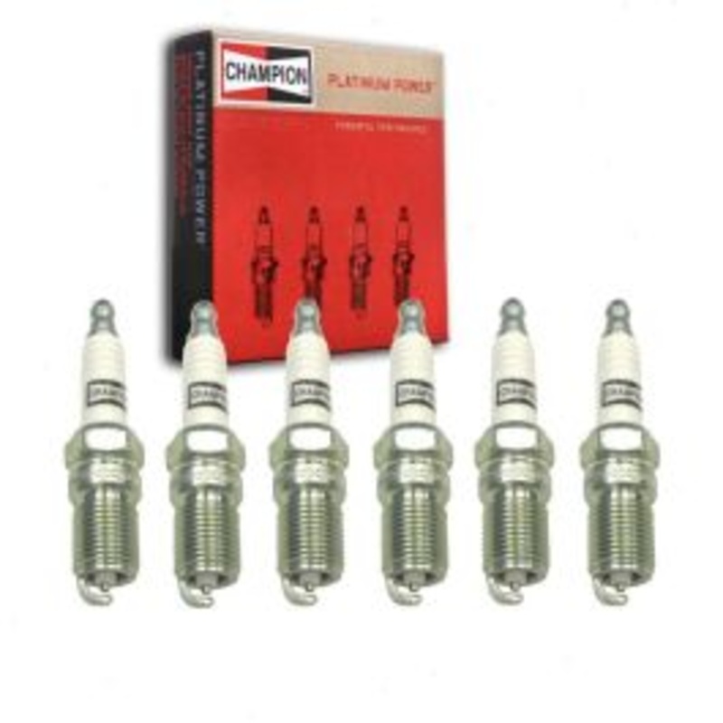 6 pc Champion Platinum Spark Plugs for 1989-1990 Pontiac Grand Prix 3.1L V6