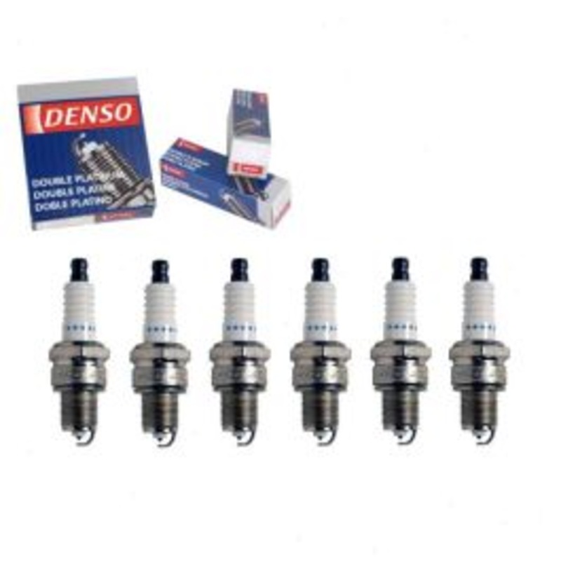 6 pc DENSO Double Platinum Spark Plugs for 1987-1991 BMW 325i 2.5L L6