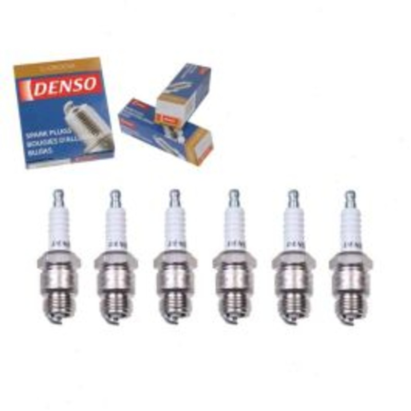 6 pc DENSO Standard U-Groove Spark Plugs for 1962-1967 Ford Club Wagon 2.8L L6