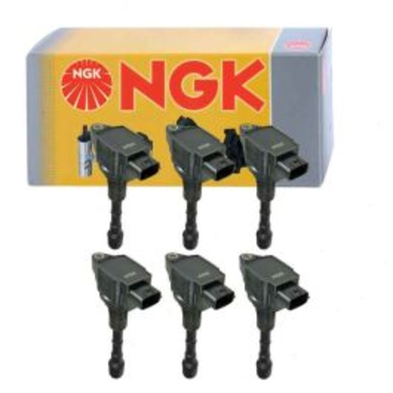 6 pc NGK Ignition Coils for 2014-2019 Infiniti Q70 3.5L 3.7L V6