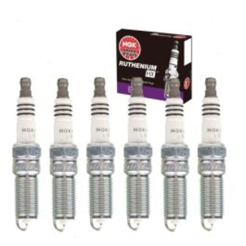 6 pc NGK Ruthenium HX Spark Plugs for 2010-2011 Cadillac SRX 2.8L V6