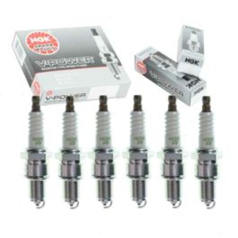 6 pc NGK V-Power Spark Plugs for 1972-1974 BMW Bavaria 3.0L L6