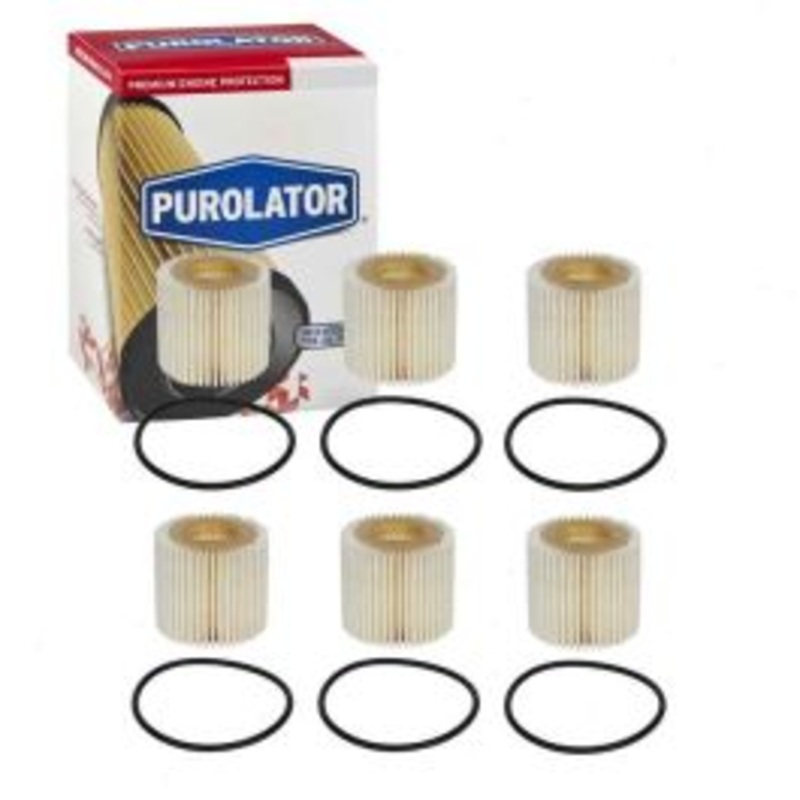 6 pc Purolator L16311 Engine Oil Filters