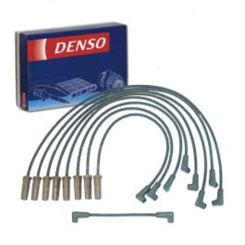 DENSO Spark Plug Wire Set for 1992-1993 Chevrolet K2500 Suburban 7.4L V8