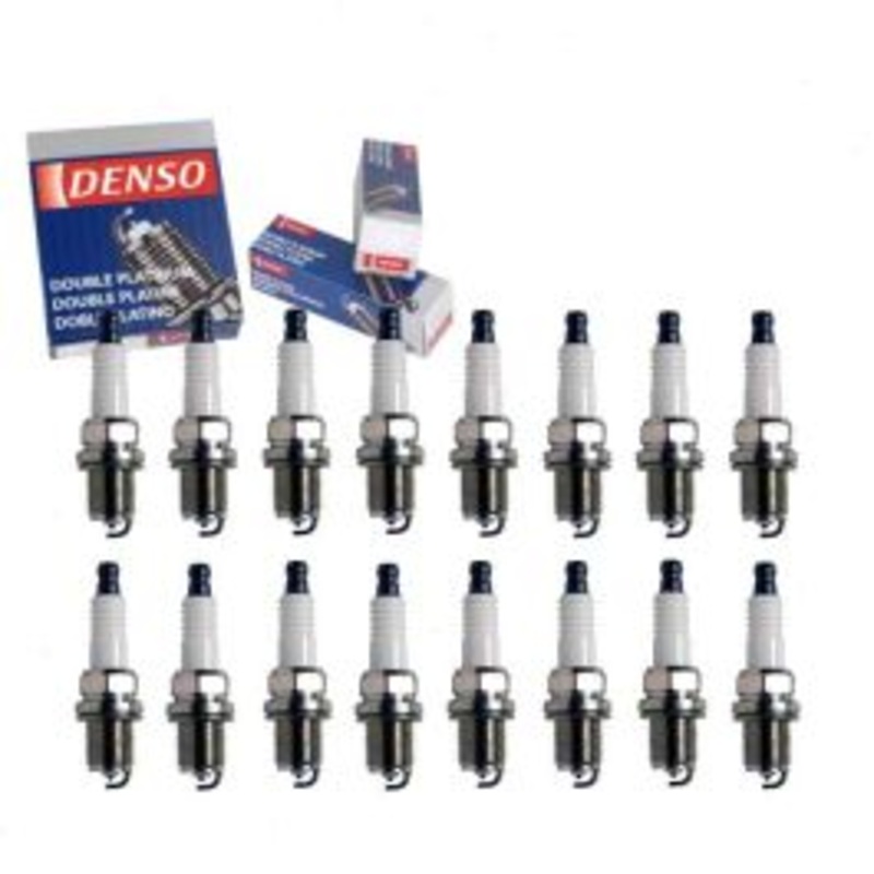 16 pc DENSO Double Platinum Spark Plugs for 1999-2001 Mercedes-Benz ML430 4.3L V8