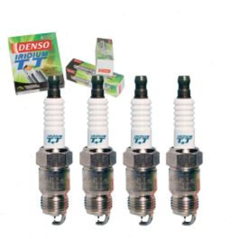 4 pc DENSO Iridium TT Spark Plugs for 1982-1986 Oldsmobile Firenza 1.8L 2.0L L4