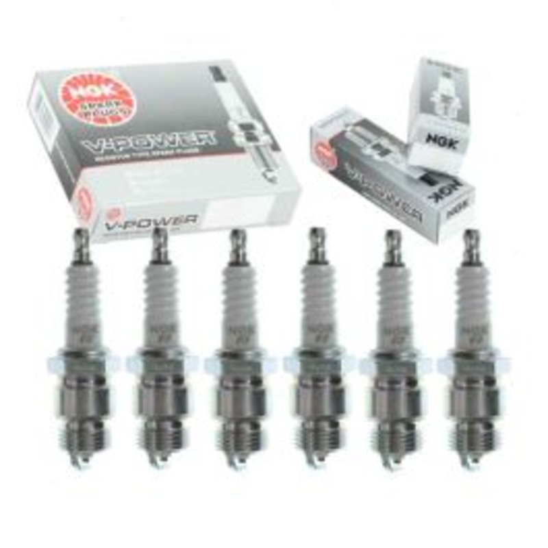 6 pc NGK V-Power Spark Plugs for 1955-1960 Ford Courier Sedan Delivery 3.6L L6