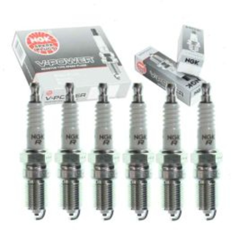 6 pc NGK V-Power Spark Plugs for 1986-1988 Oldsmobile Delta 88 3.0L 3.8L V6