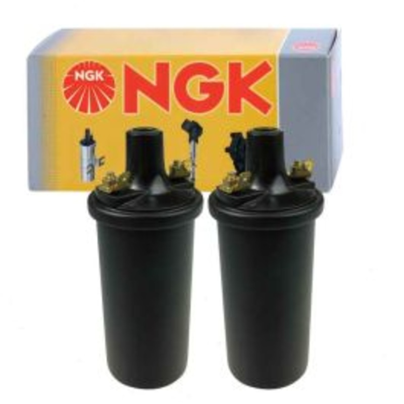 2 pc NGK 48772 U1097 Ignition Coils