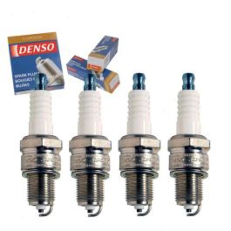 4 pc DENSO Standard U-Groove Spark Plugs for 1985-1990 Volkswagen Golf 1.8L L4