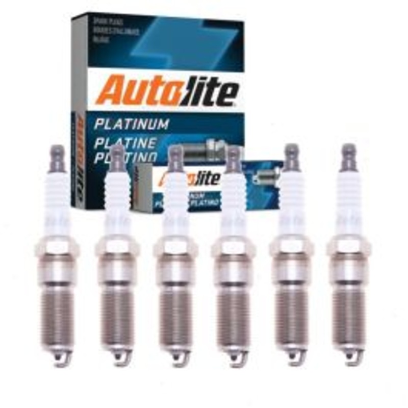6 pc Autolite Platinum Spark Plugs for 2013-2019 Cadillac XTS