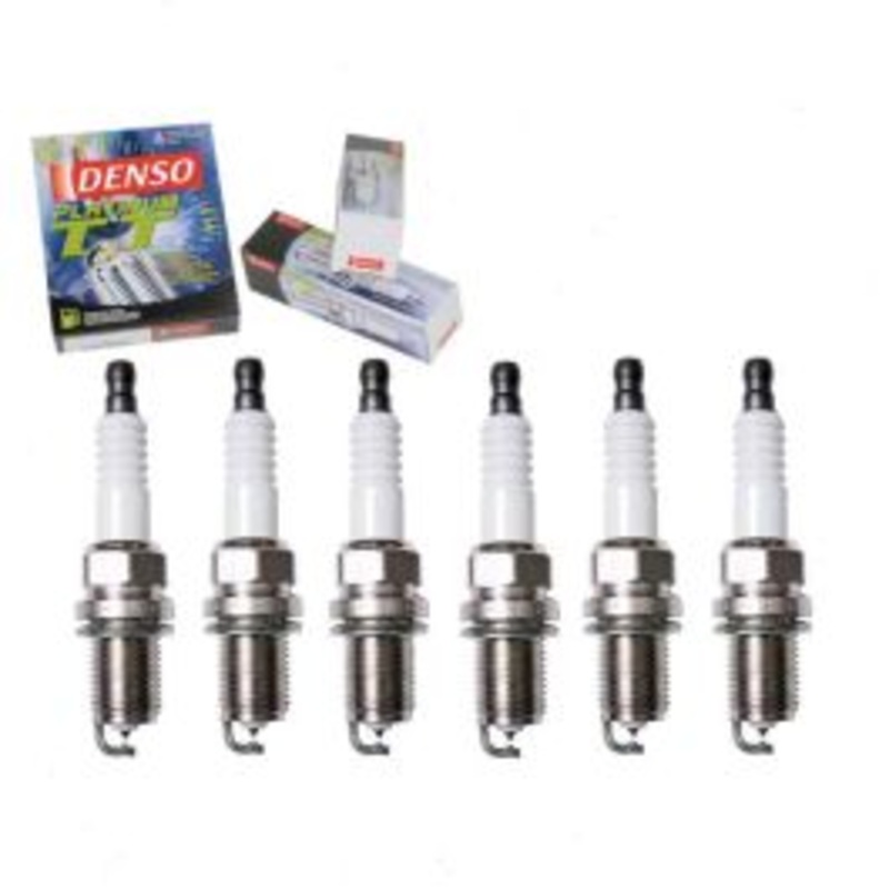 6 pc DENSO Platinum TT Spark Plugs for 1996-1997 Lexus LX450 4.5L L6