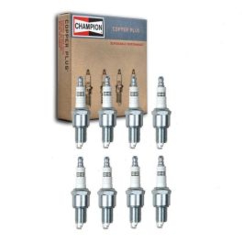 8 pc Champion Copper Plus Spark Plugs for 1971-1973 Jeep J-4700 5.0L 5.9L V8