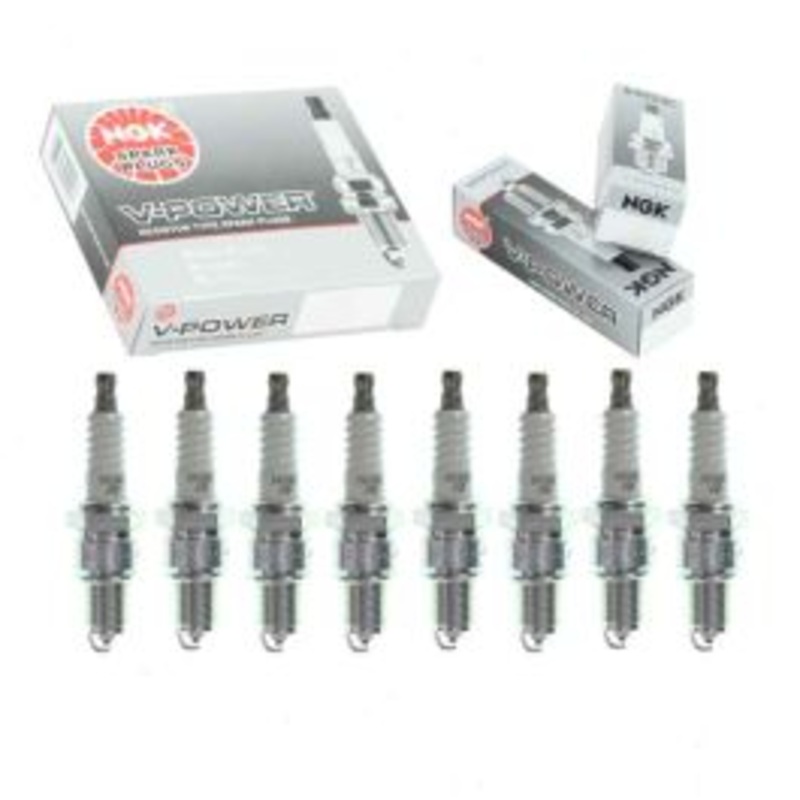 8 pc NGK V-Power Spark Plugs for 1968-1969 Chevrolet C30 Pickup 6.5L V8