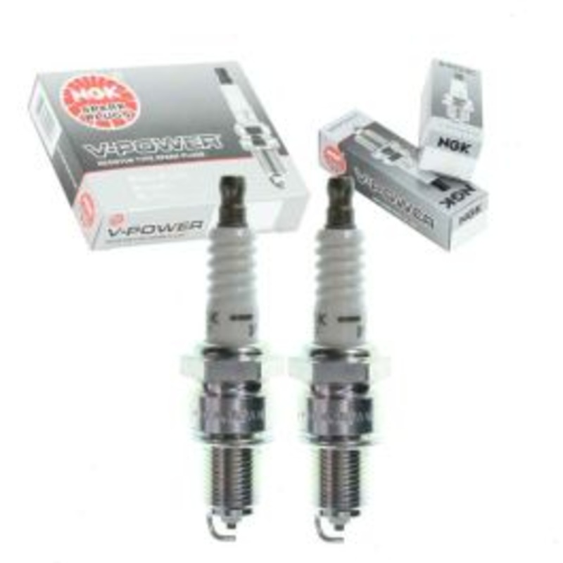 2 pc NGK V-Power 4268 GR45 Spark Plugs