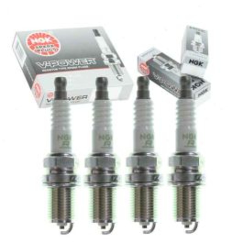 4 pc NGK V-Power Spark Plugs for 2007-2008 Kia Rondo 2.4L L4