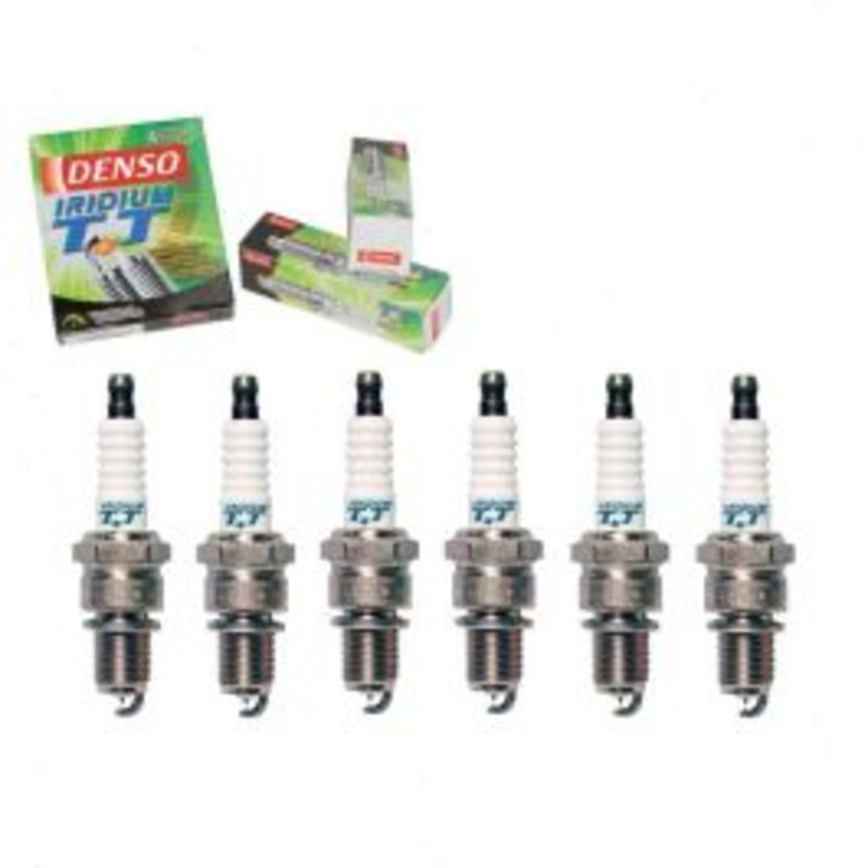 6 pc DENSO Iridium TT Spark Plugs for 1967 GMC C25 C2500 Pickup 4.8L L6